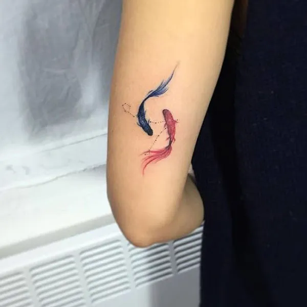Koi Fish Pisces Tattoo: Capturing the Spirit of the Eternal Wanderer